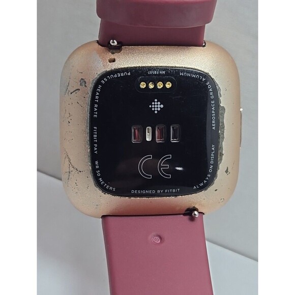 Fitbit Versa 2 Smartwatch Gray 40mm Alexa WR50M Always On Display No Charger - Picture 10 of 11